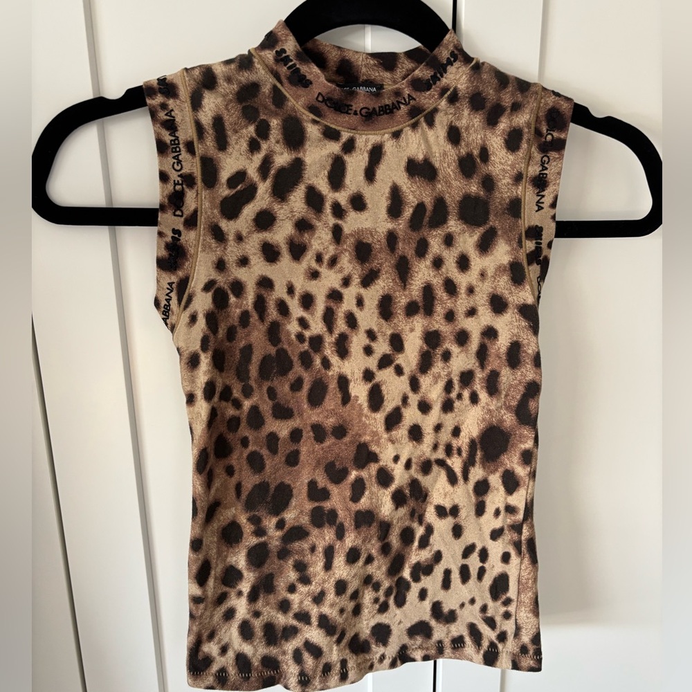 Léopard Skims x dolce and gabbana top